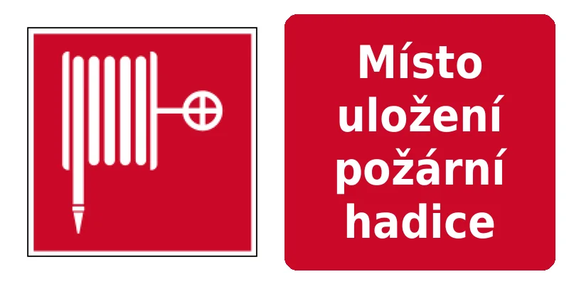Místo uložení požární hadice