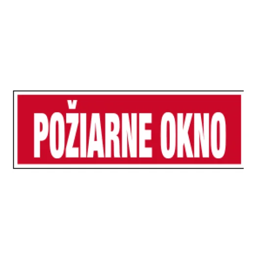 POŽÁRNÍ OKNO