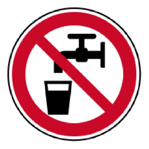 Zákaz pití vody