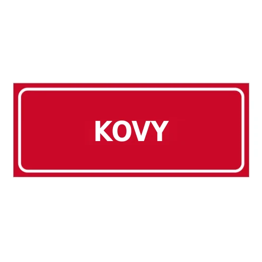 KOVY (červená)