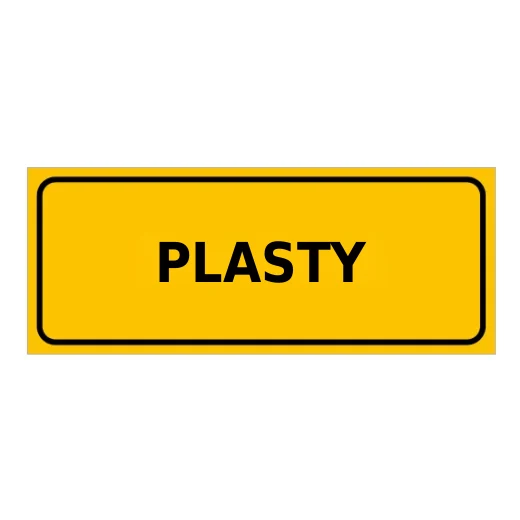 PLASTY (žlutá)