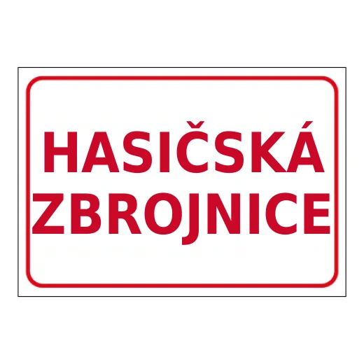 HASIČSKÁ ZBROJNICE