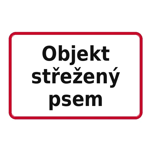 Objekt střežený psem