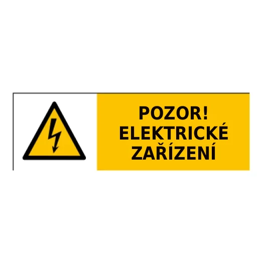 POZOR! ELEKTRICKÉ ZAŘÍZENÍ
