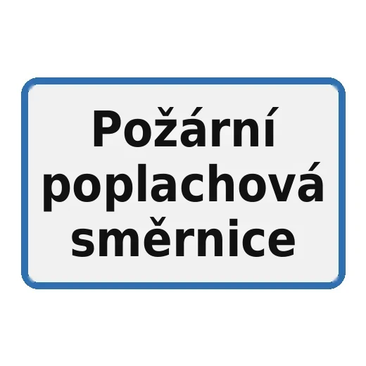 Požární poplachová směrnice