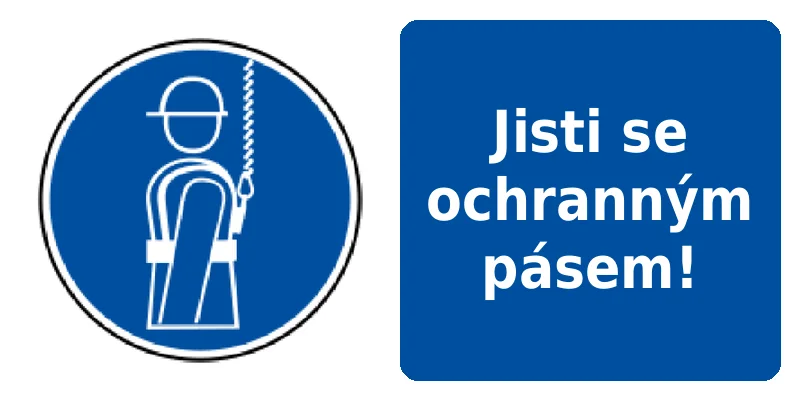 Jisti se ochranným pásem!