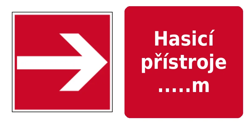 Hasicí přístroje .....m