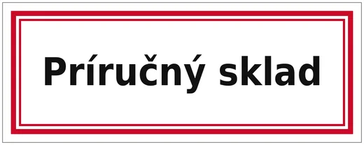 Příruční sklad