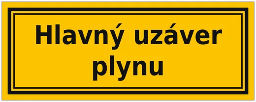 Hlavní uzávěr plynu