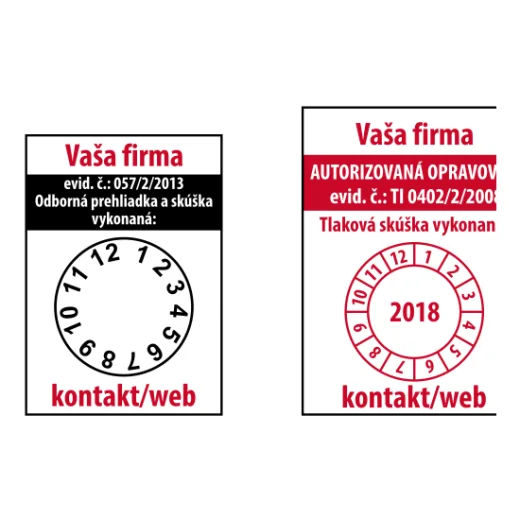 Odborná prohlídka a zkouška / Autorizovaná opravna – tlaková zkouška