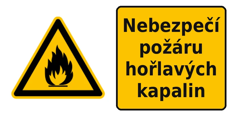 Nebezpečí požáru hořlavých kapalin