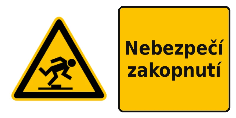 Nebezpečí zakopnutí