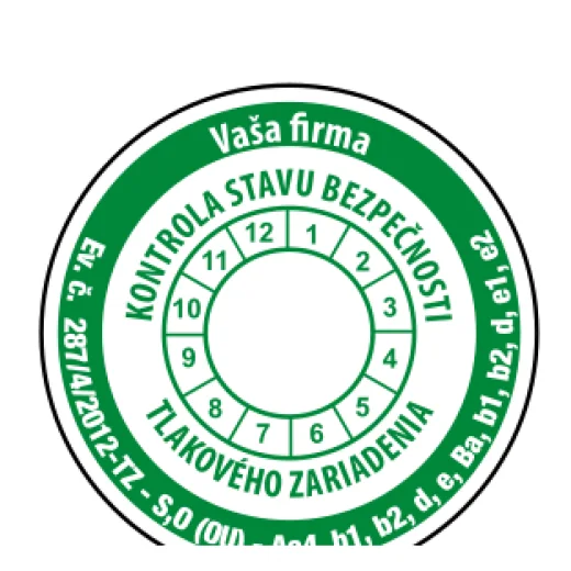 Kontrola stavu bezpečnosti tlakového zařízení