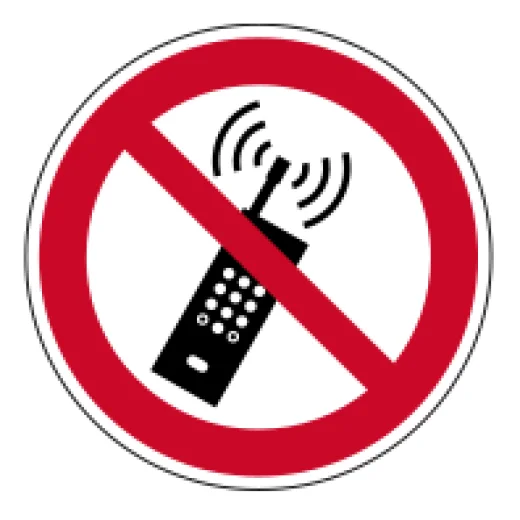 Mobilní telefony musí být vypnuty