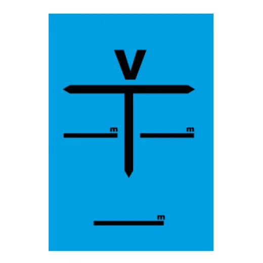 Označení podzemních vodovodních armatur – V (ventil)