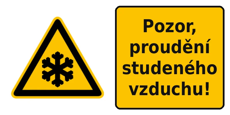 Pozor, proudění studeného vzduchu!