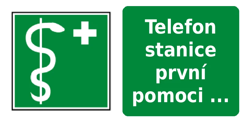 Telefon stanice první pomoci ...