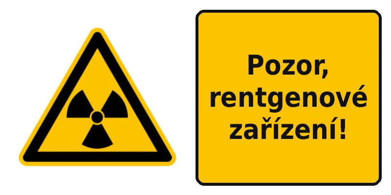 Pozor, rentgenové zařízení!