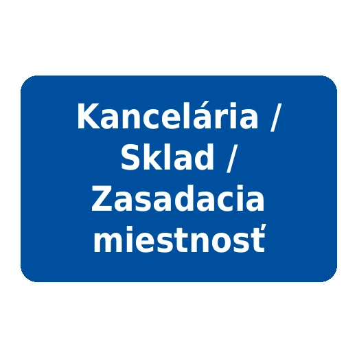 Kancelář / Sklad / Zasedací místnost