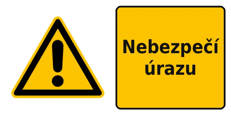 Nebezpečí úrazu