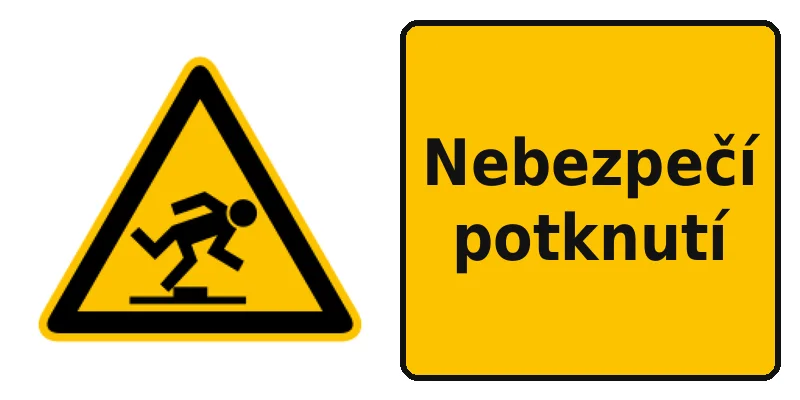 Nebezpečí potknutí