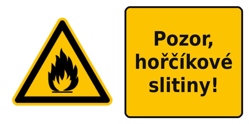 Pozor, hořčíkové slitiny!