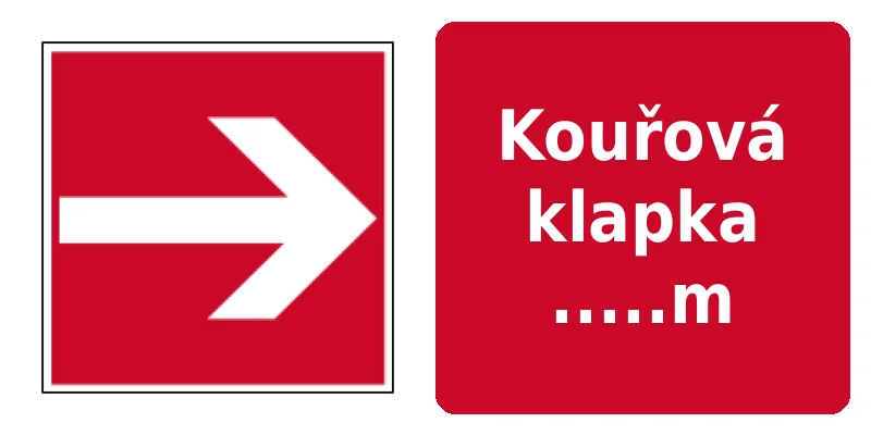 Kouřová klapka .....m