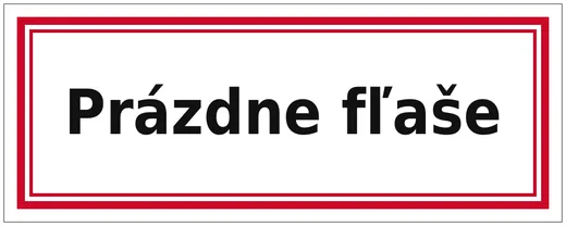 Prázdné lahve