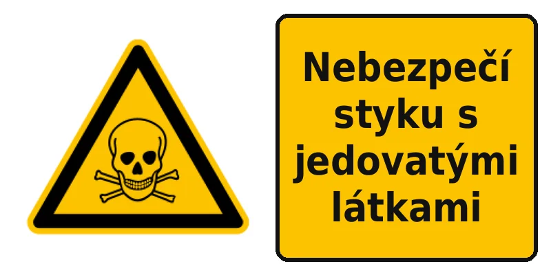 Nebezpečí styku s jedovatými látkami
