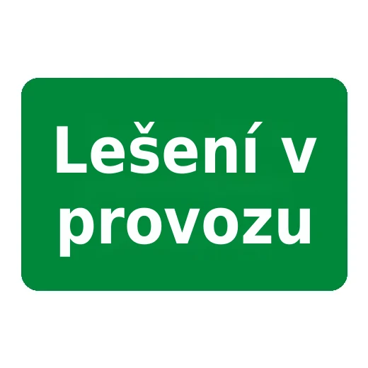 Lešení v provozu (zelená)