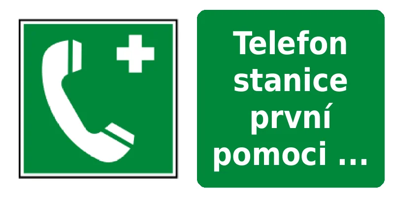 Telefon stanice první pomoci ...