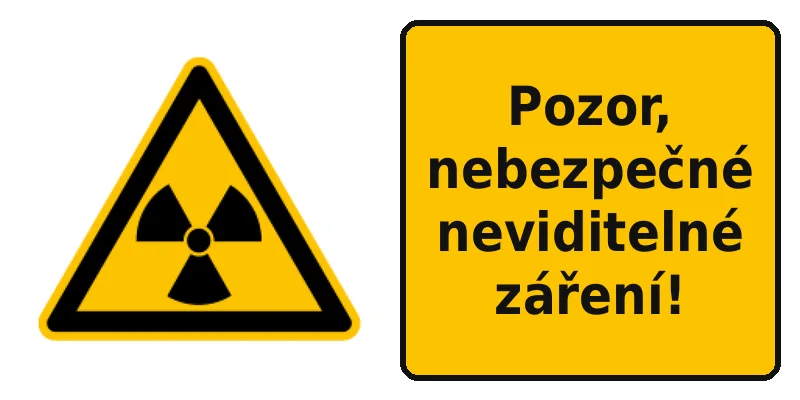 Pozor, nebezpečné neviditelné záření!