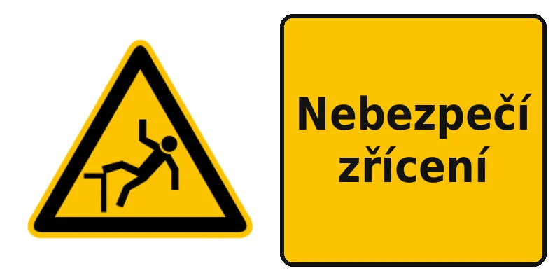 Nebezpečí zřícení